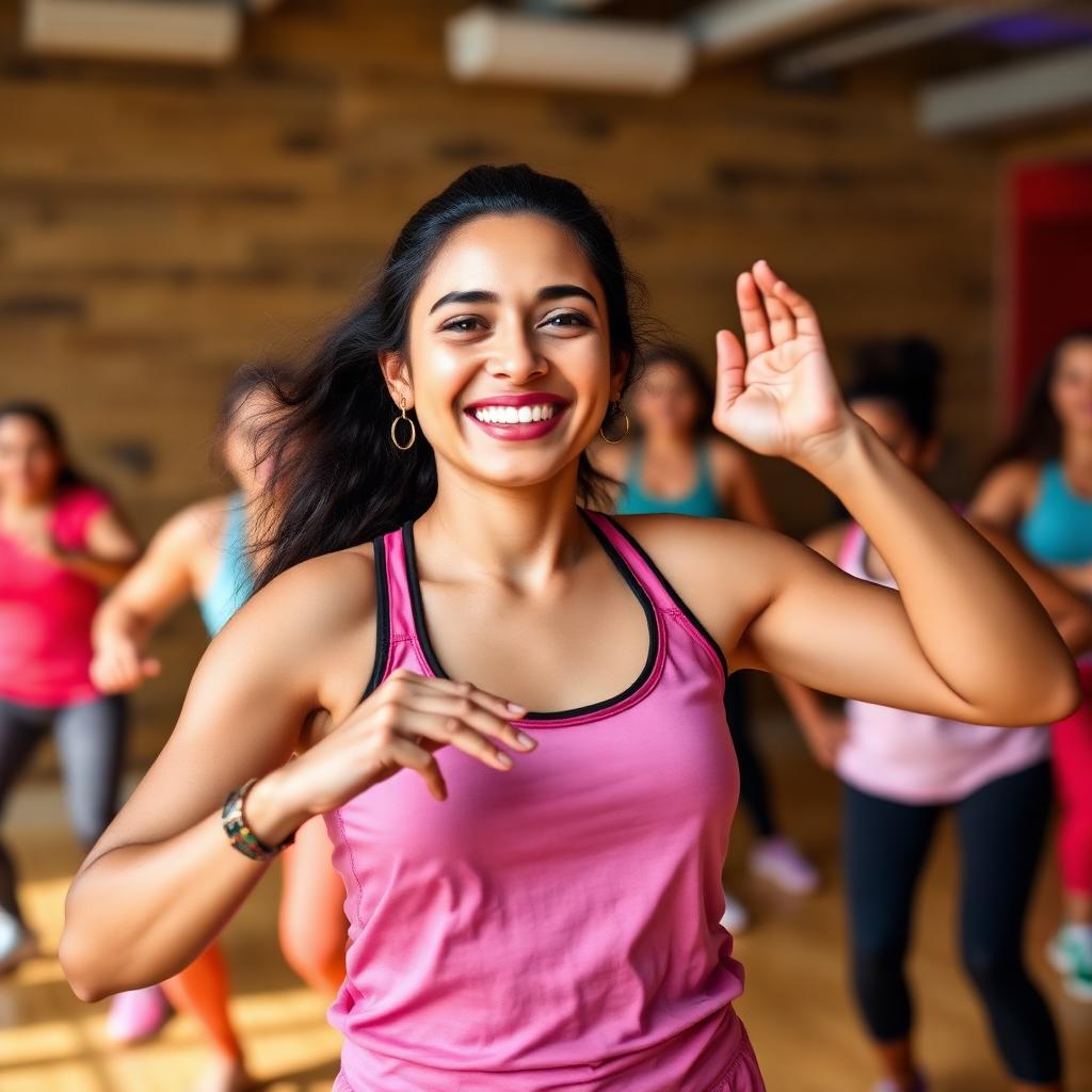 ZUMBARIBBEAN dance class participant